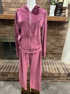 Victoria’s Secret PINK Velour Tracksuit Set S | Y2K Coquette Soft Girl Aesthetic